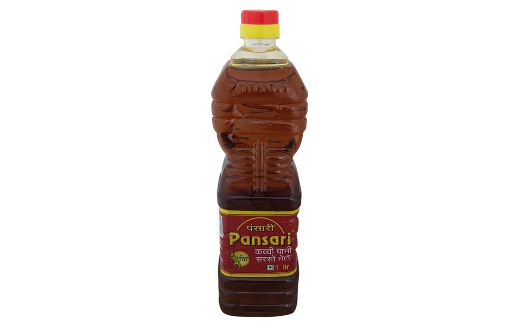 Pansari Mustard Oil    Plastic Bottle  1 litre